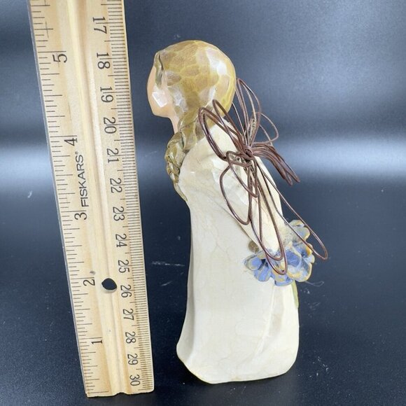 Vintage 2002 Willow Tree Resin Figurine Thank You Demdaco Susan Lordi Figure VTG - Picture 3 of 7